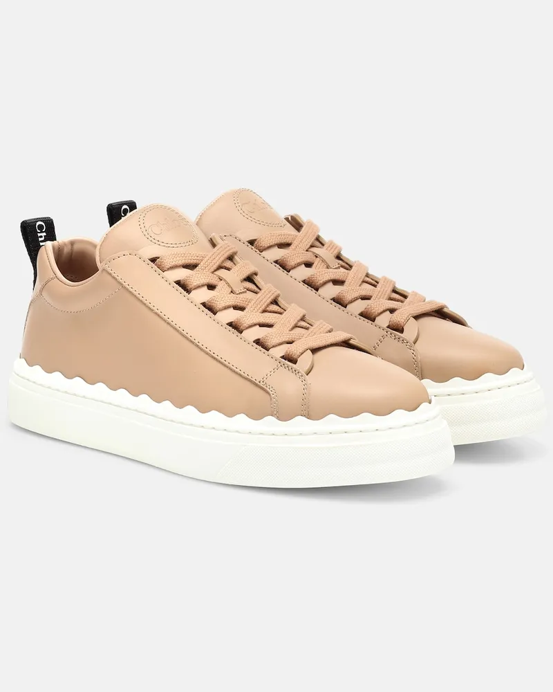 Chloé ChloÃ© Sneakers Lauren in pelle Beige
