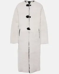 BLANCHA Cappotto in shearling Bianco