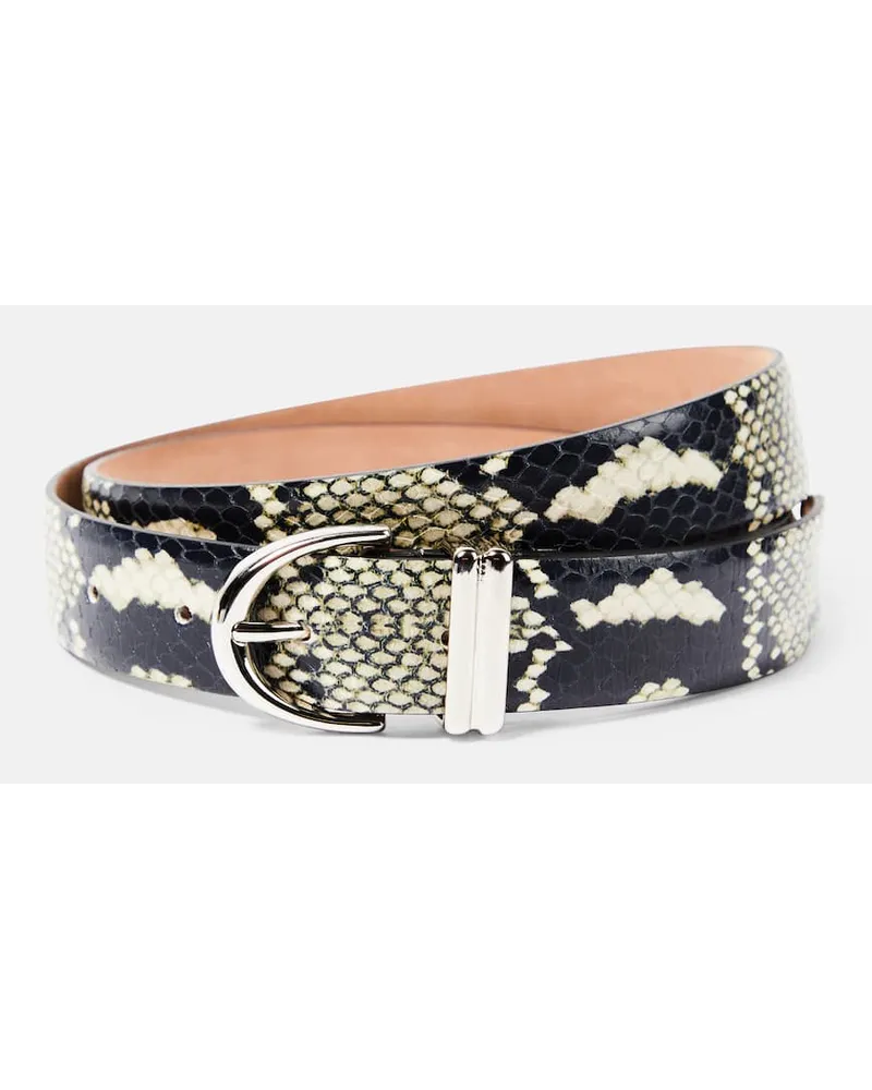 KHAITE Cintura Bambi in pelle stampata Multicolore