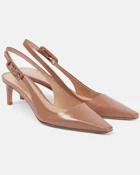 Gianvito Rossi Pumps slingback Lindsay 55 in pelle Marrone