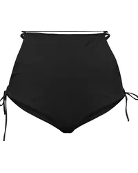 Nensi Dojaka Shorts a vita alta con cut-out Nero