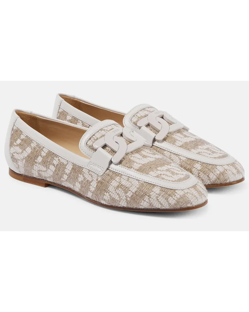 TOD'S Mocassini Kate con pelle Beige