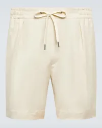 Ralph Lauren Shorts in seta e lino Beige