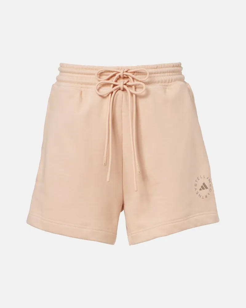 adidas Shorts in cotone con logo Rosa