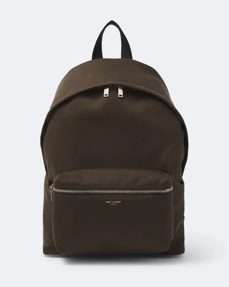 Saint Laurent Zaino in canvas Verde