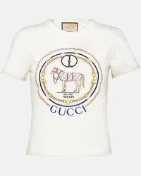 Gucci T-shirt in jersey Interlocking G Multicolore