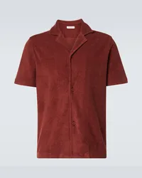 Orlebar Brown Polo Howell in cotone Rosso