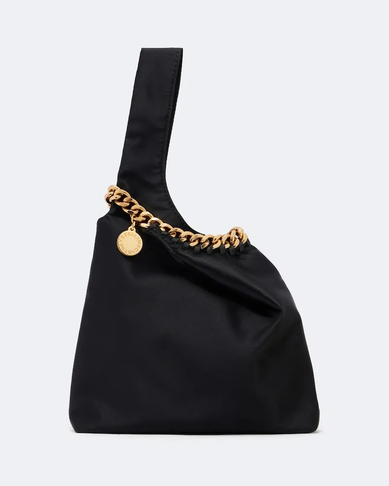 Stella McCartney Shopper Falabella in satin Nero