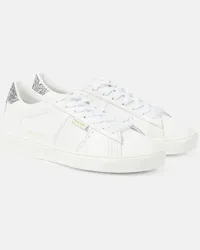 Golden Goose Sneakers Matchstar in pelle con glitter Bianco