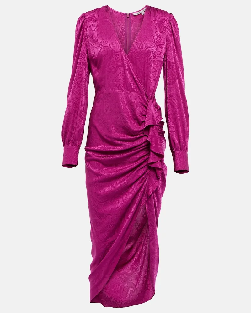 Veronica Beard Abito Weiss in jacquard Rosa