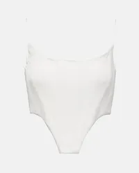 Alex Perry Bustier Bianco