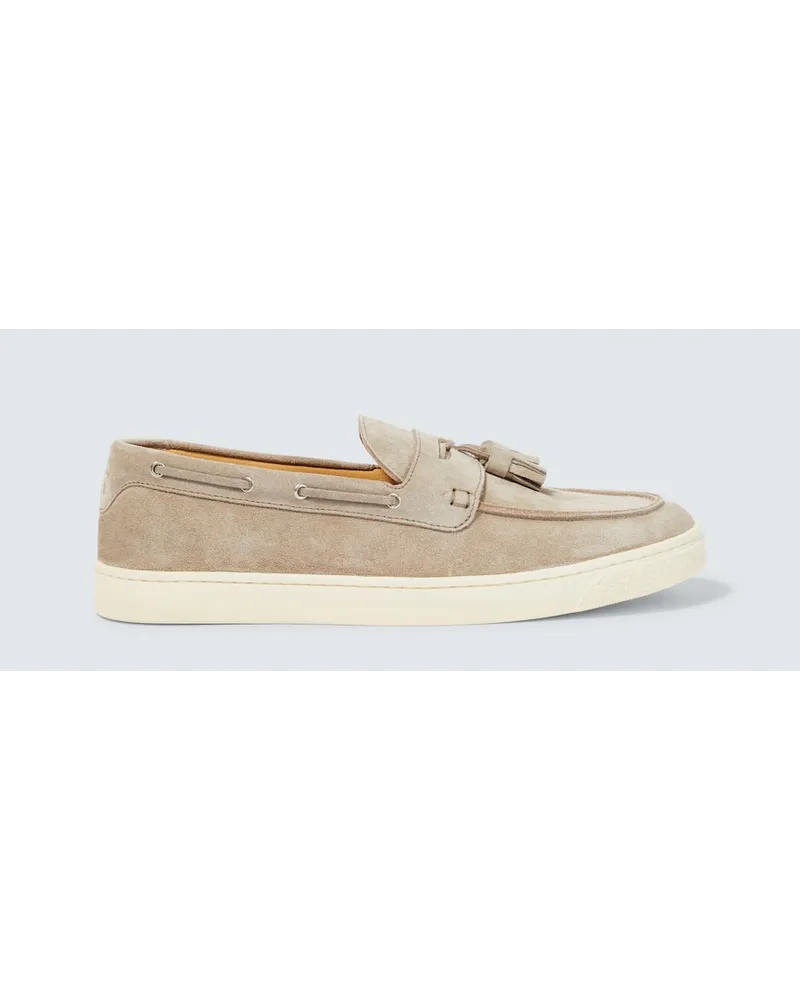 Brunello Cucinelli Mocassini in suede Beige