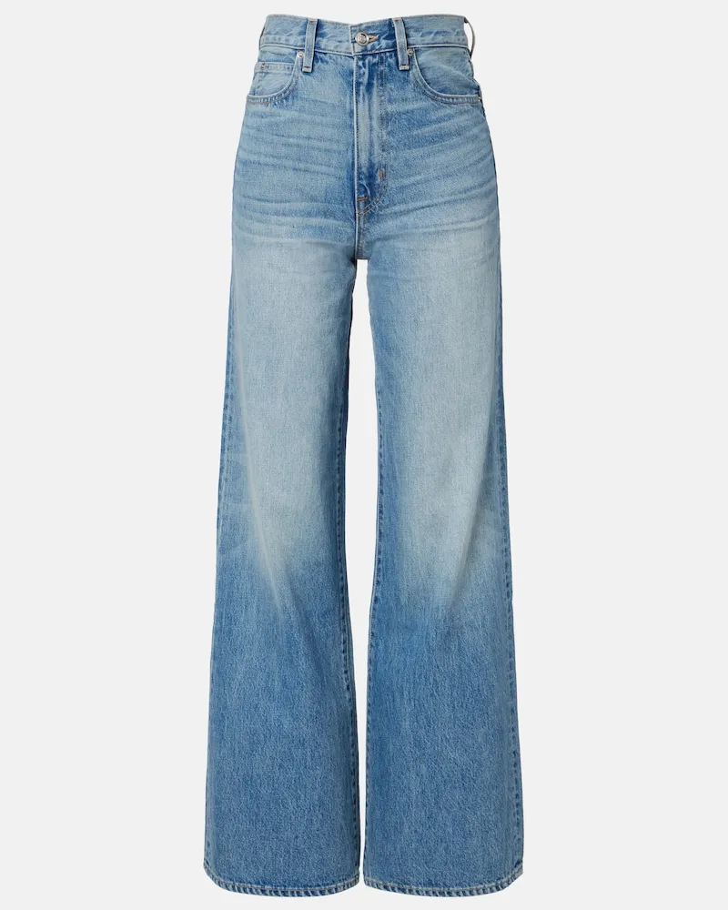 SLVRLAKE Jeans Eva a gamba larga Blu