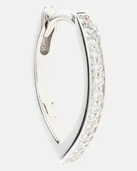 Repossi Orecchino singolo Antifer in oro bianco 18kt con diamanti Oro