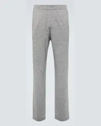 ALLUDE Pantaloni sportivi in cashmere Grigio