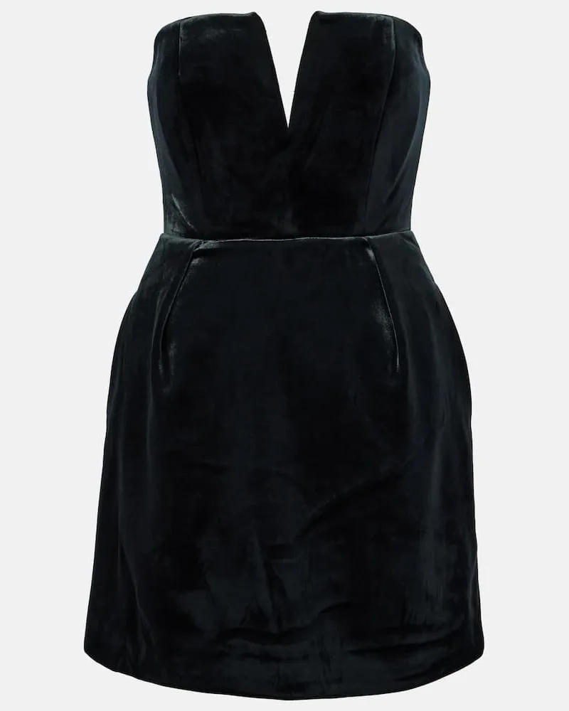 Roland Mouret Abito corto in velluto Nero