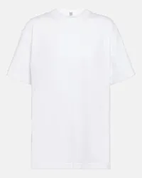 Totême T-shirt oversize in jersey di cotone Bianco