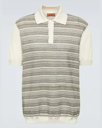 Missoni Polo in cotone e seta Multicolore