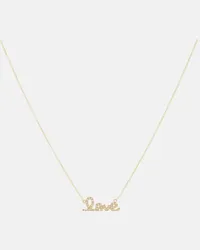 Sydney Evan Collana Love in oro 14kt e diamanti Oro