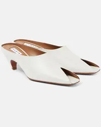 Alaïa Alaïa Mules Spike 55 in pelle Bianco