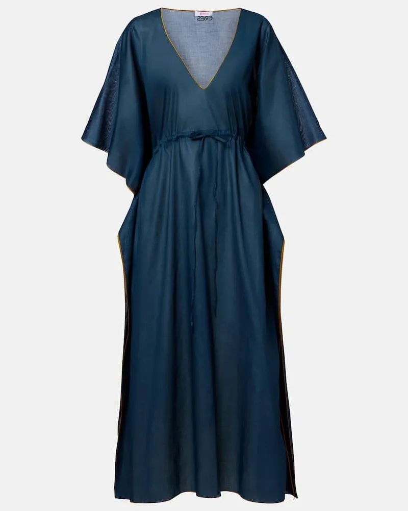 Eres Caftano Voilier in cotone Blu