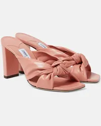 Jimmy Choo Sandali Avenue 85 in pelle Rosa