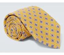 Cravatta in seta con stampa