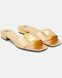 Valentino Garavani Sandali One Stud in pelle Oro