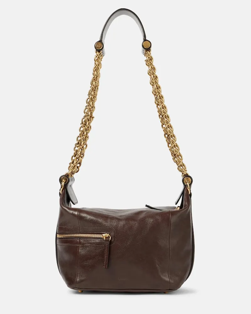 Chloé ChloÃ© Borsa a spalla Camera Small in pelle Marrone