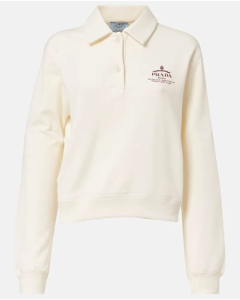 Prada Polo in cotone Bianco