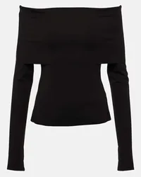 Dorothee Schumacher Top con scollo bardot Nero