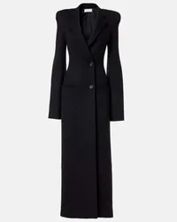 Alexander McQueen Cappotto in lana e cashmere Nero