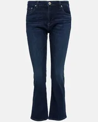 Adriano Goldschmied Jeans cropped Jodi a vita media Blu