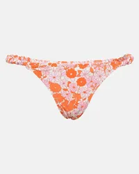 Reina Olga Slip bikini Scrunchie a vita bassa Multicolore