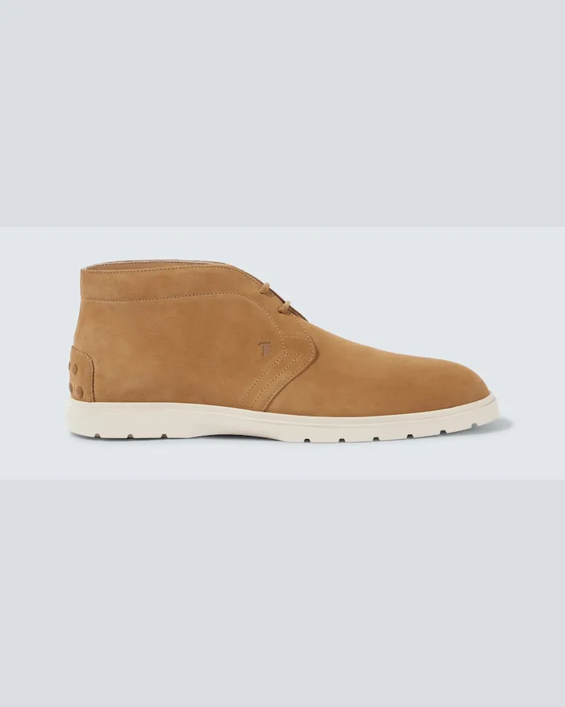 TOD'S Stivaletti in suede Beige