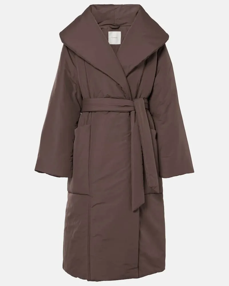 Varley Giacca imbottita Ana in misto cotone Marrone