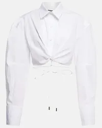 Jacquemus Camicia La Chemise Plidao Bianco