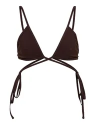 Christopher Esber Top bikini Wrapround Marrone