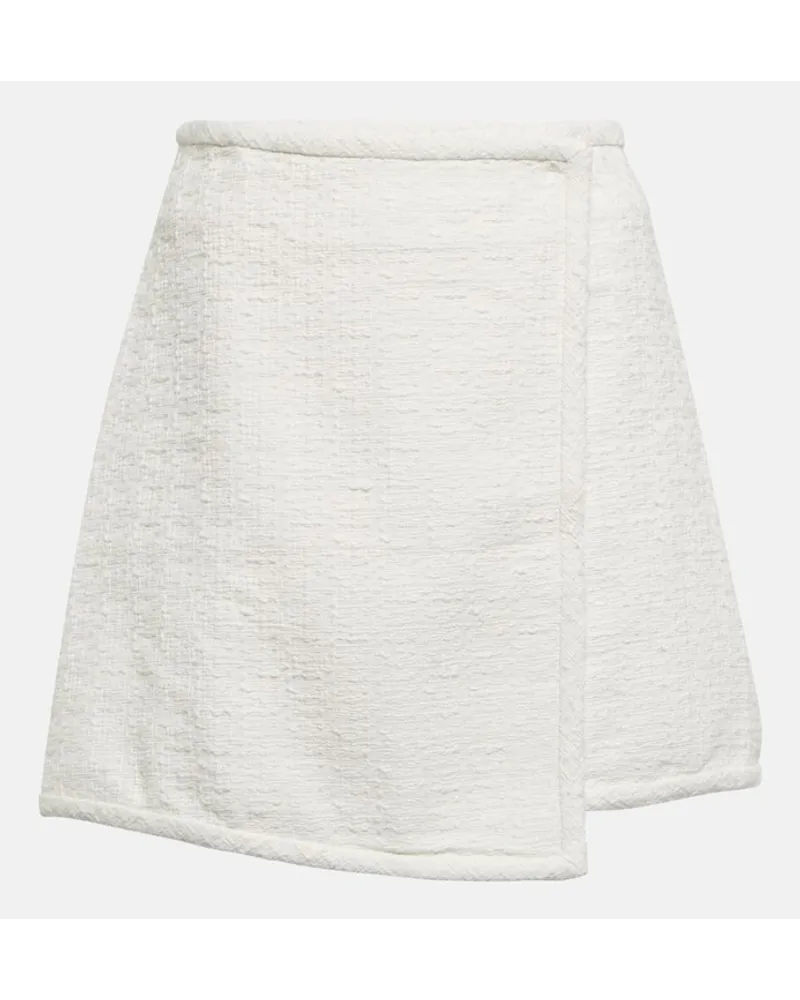 Proenza Schouler White Label - Gonna a portafoglio in tweed di cotone Bianco