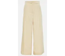 Pantaloni Thurlow in seta e cotone