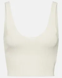 Chloé Chloé Top cropped in maglia di lana Bianco