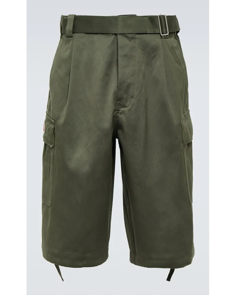 Kenzo Shorts cargo in cotone Verde