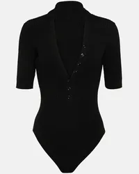 Jacquemus Body Yauco in maglia a coste Nero