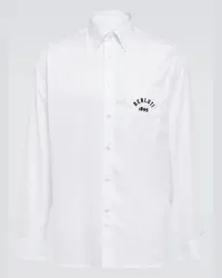 Berluti Camicia Alessandro in cotone con logo Bianco