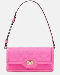 Gucci Borsa a spalla Gucci Luce Mini in canvas GG Rosa