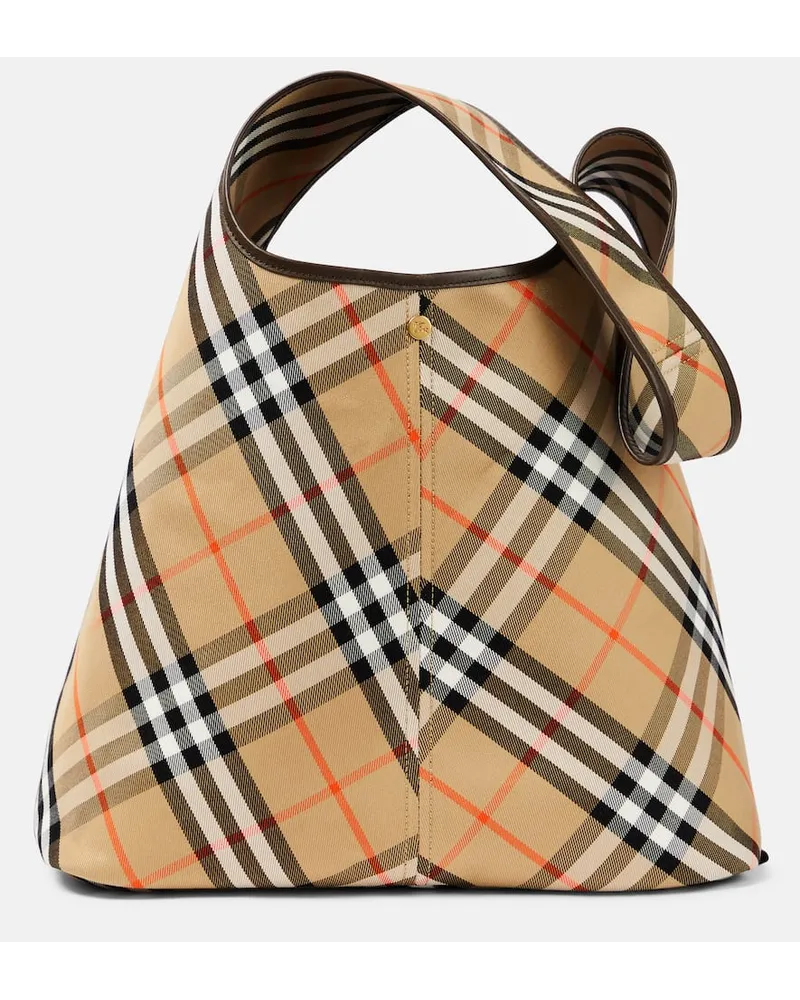 Burberry Borsa Burberry Check Small in canvas Beige