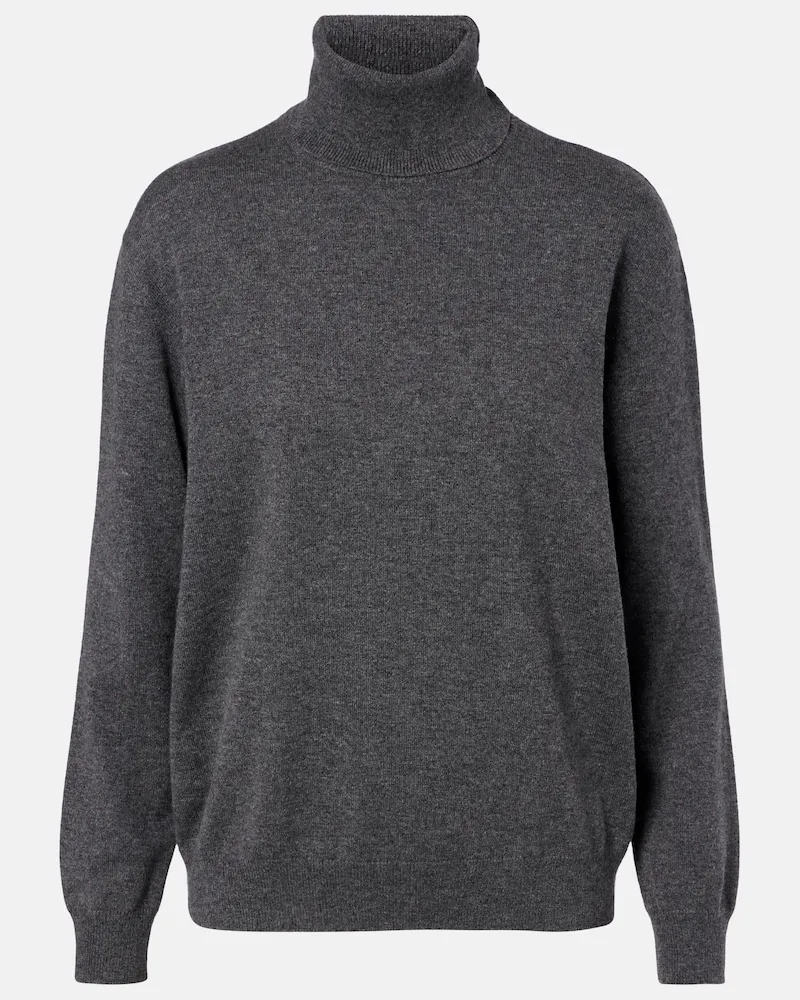 Brunello Cucinelli Pullover in cashmere a collo alto Grigio