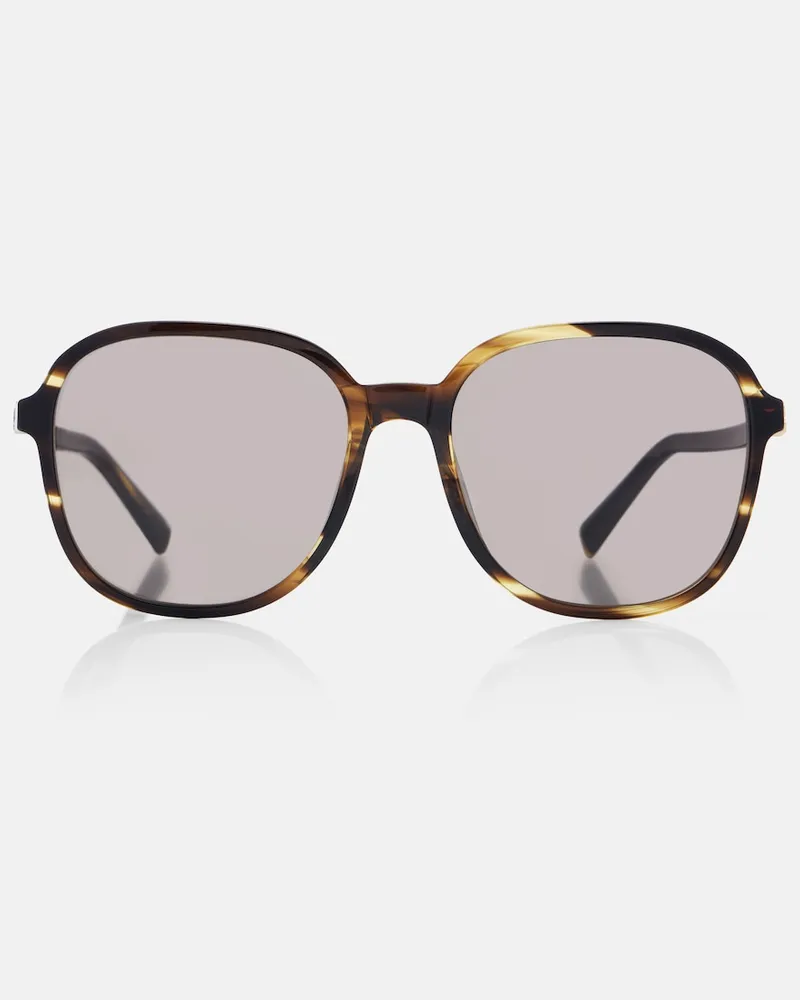 Miu Miu Occhiali da sole oversize Marrone