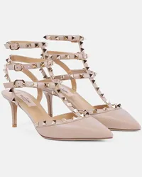 Valentino Garavani Pumps Rockstud in pelle Beige