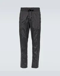 Dolce & Gabbana Pantaloni slim a vita media Nero